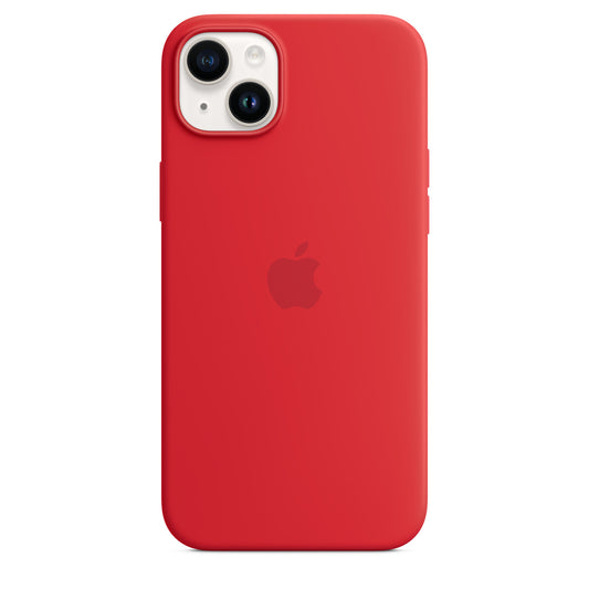 Liquid Silicon Blood Red iPhone Back Cover (NO #2)