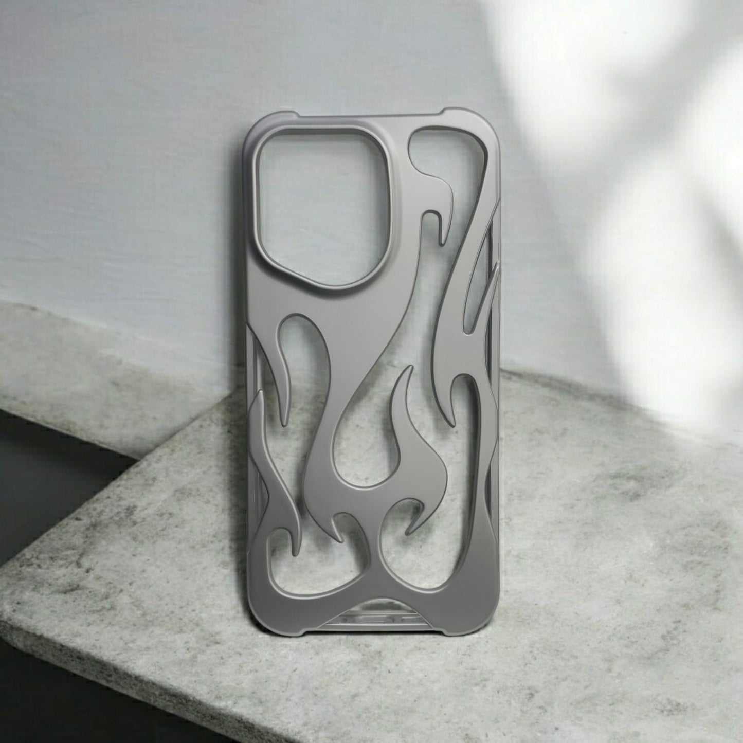 iPhone 16 Pro Max Flame NATURAL TITANIUM Silicon Protective Back Covers (DS-UG)