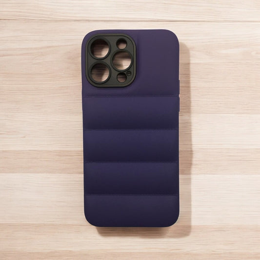 iPhone 11 Puffer DEEP PURPLE Ultra Protective Case With Camera Protection (A3-DS)