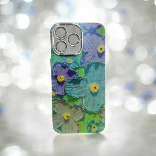 iPhone 16 Pro (Lilac Flower) Floral Blushing Cases (DS-UG)