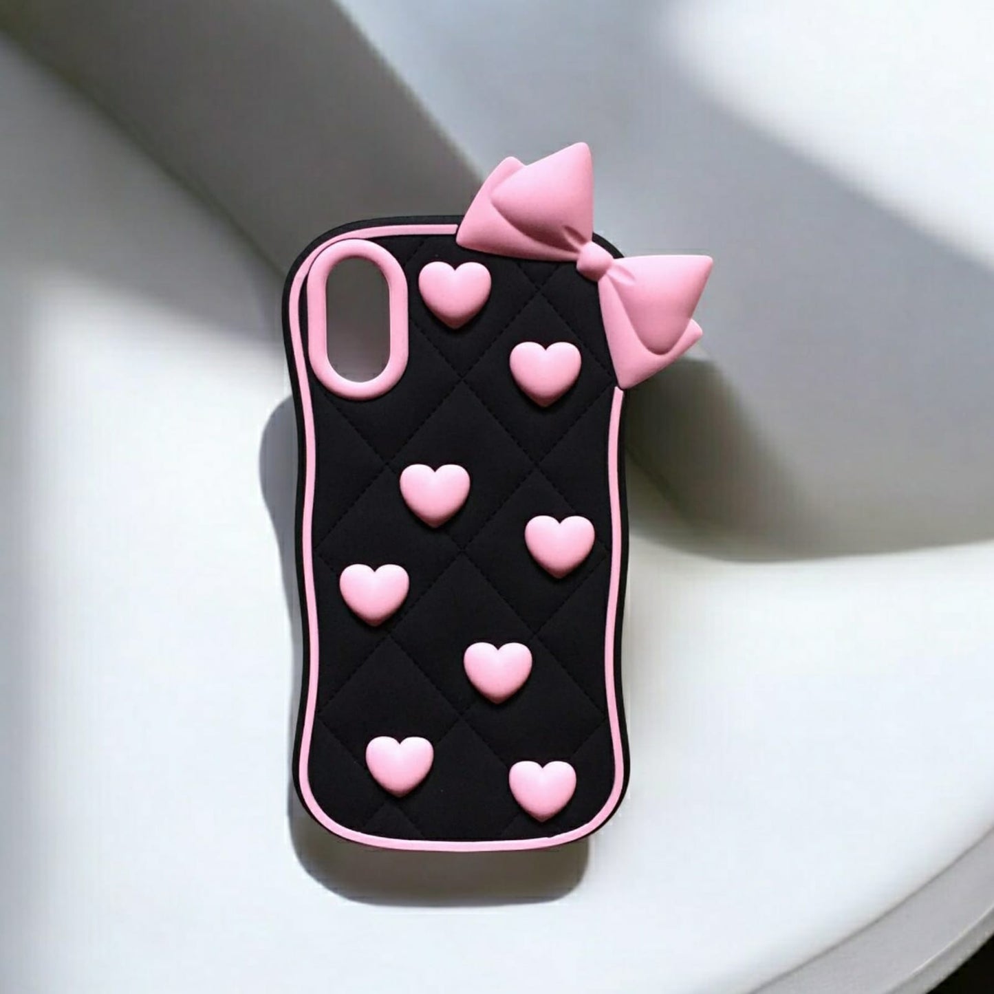 iPhone Xsmax Heart Bow Case (DS-UG)