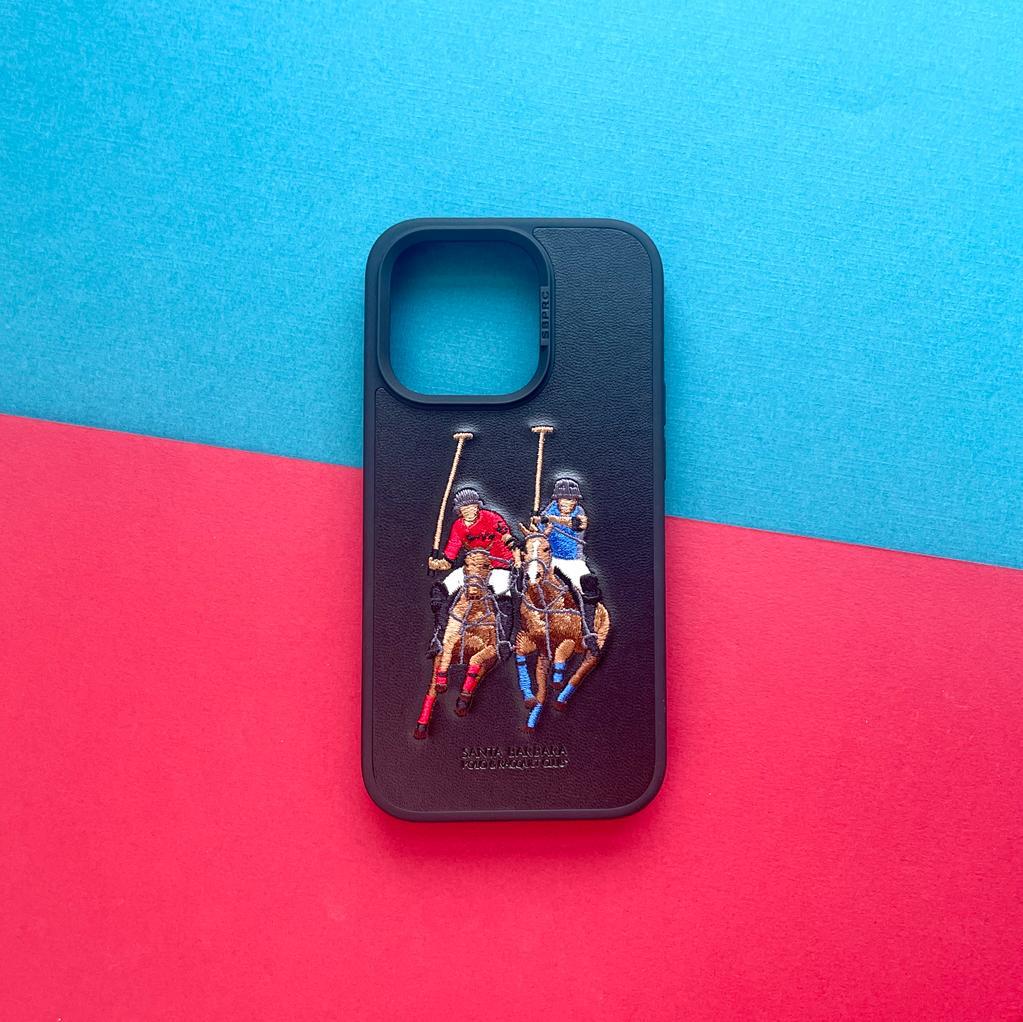 iPhone Polo Jockey Leather Back Covers