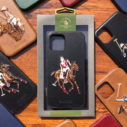 iPhone Polo Jockey Leather Back Covers